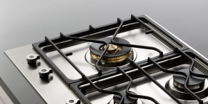 Piano cottura a segmenti da 90 cm con dual wok laterale - immagine 2