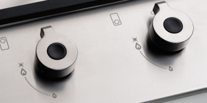 Piano cottura a segmenti da 90 cm con dual wok centrale - immagine 3