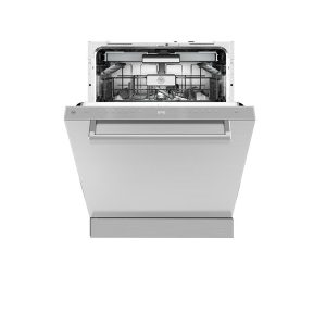 60 cm built-in dishwasher with stainless steel door