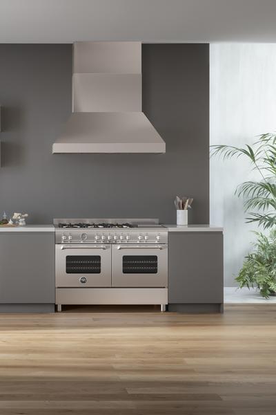 Cucina da 120 cm con 6 bruciatori e piastra, forni elettrici gemelli – serie Master - immagine 5