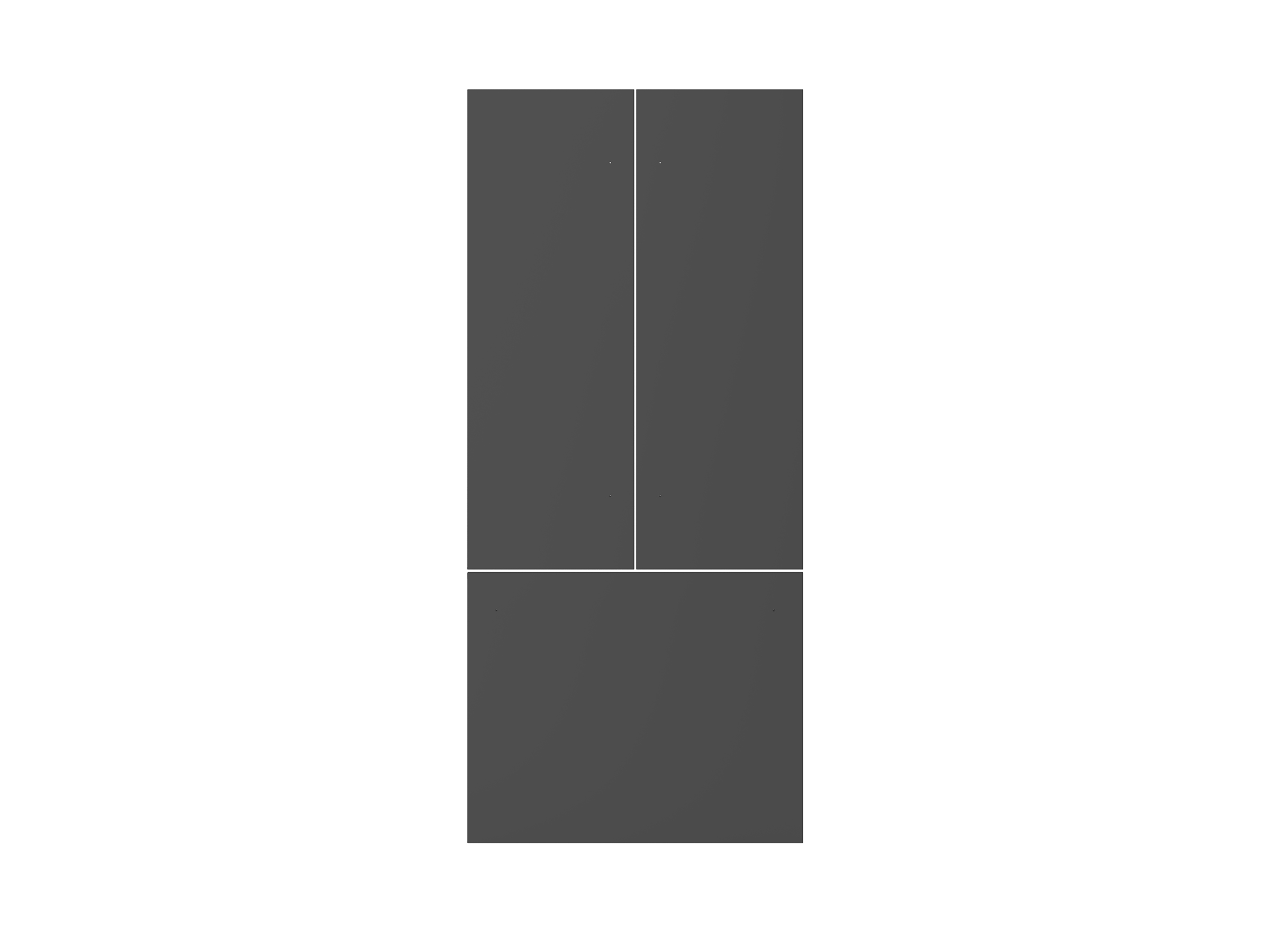 Pannelo Carbonio per frigorifero french door da 90cm