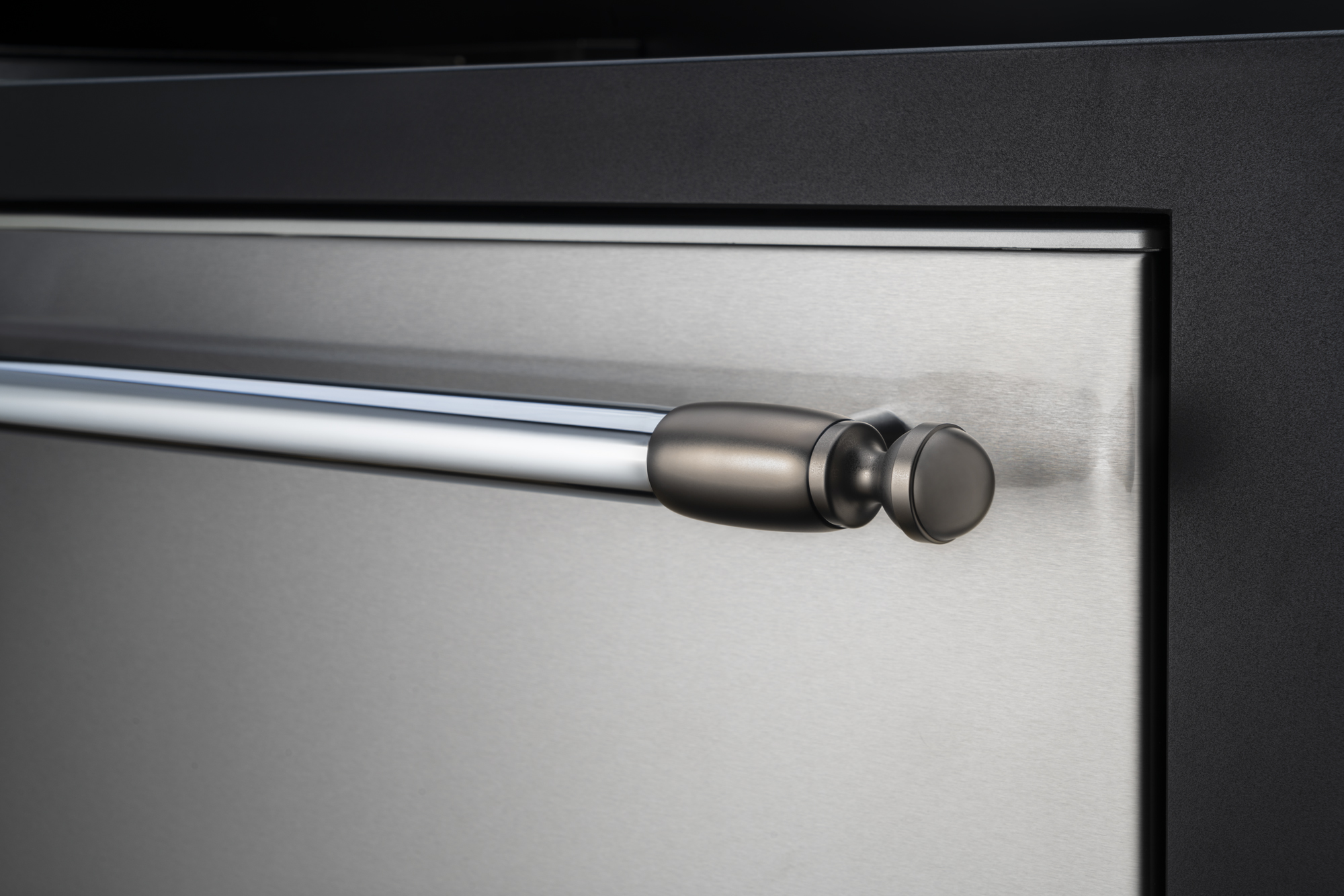 Décor set finitura Nero nickel per Frigoriferi, Lavastoviglie e Cappe