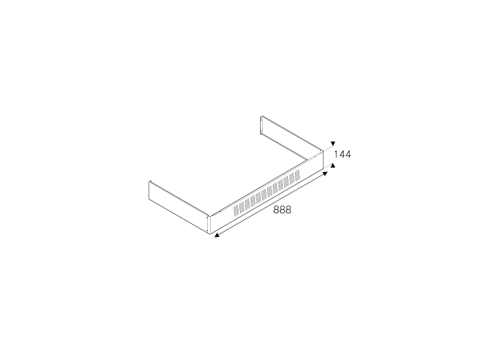 Zoccolo da 90 cm per cucine Master - immagine 2