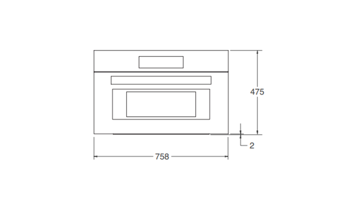 Forno microonde combinato da 76 cm con display LCD - immagine 2