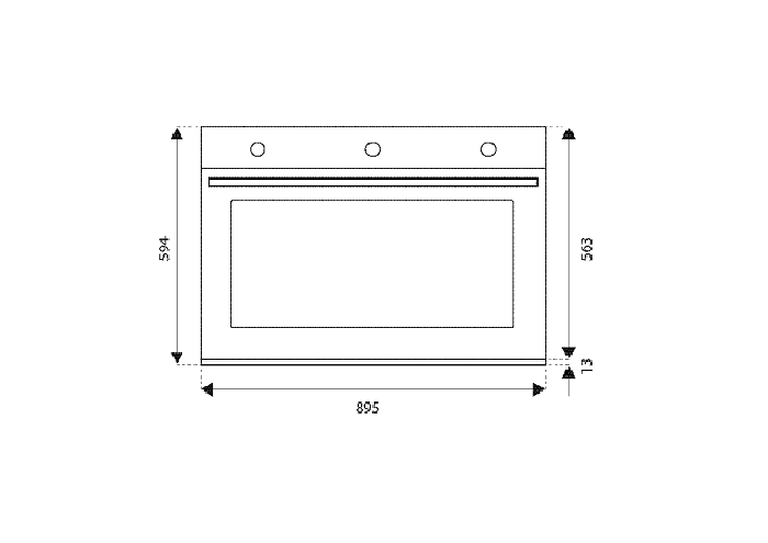 Forno elettrico multifunzione da incasso da 90 cm con 9 funzioni - serie Professional - immagine 5