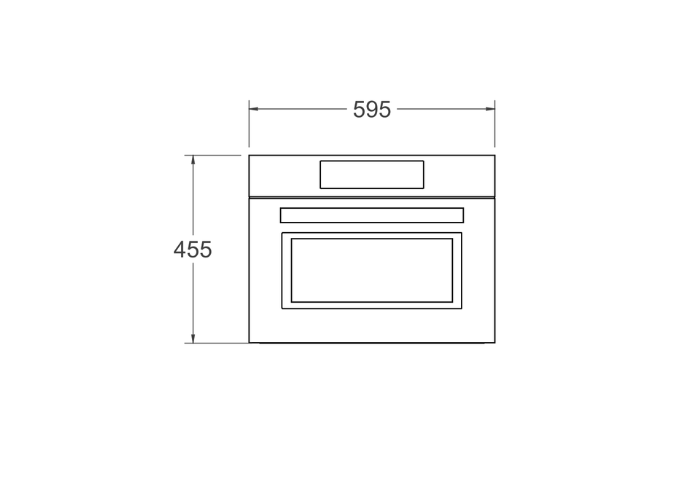 Forno Microonde combinato finitura vetro nero, display TFT