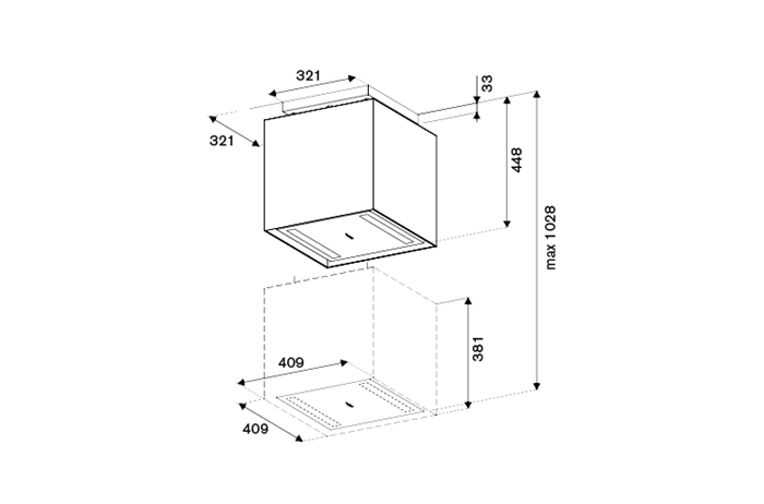 40 cm up and down hood - Image 2