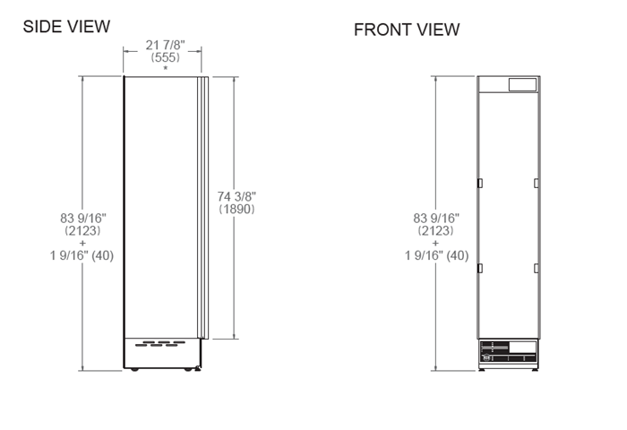 Colonna freezer da incasso da 45 cm a scomparsa totale - immagine 2