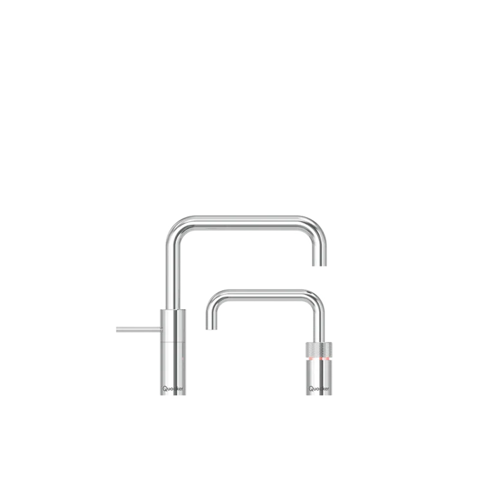 Quooker Nordic Square Twintaps cromo