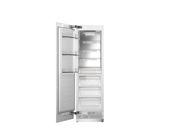 60 cm built-in freezer column with reversible panelled door
