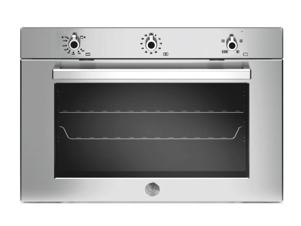 90 cm built-in ventilated gas oven with grill and 5 functions