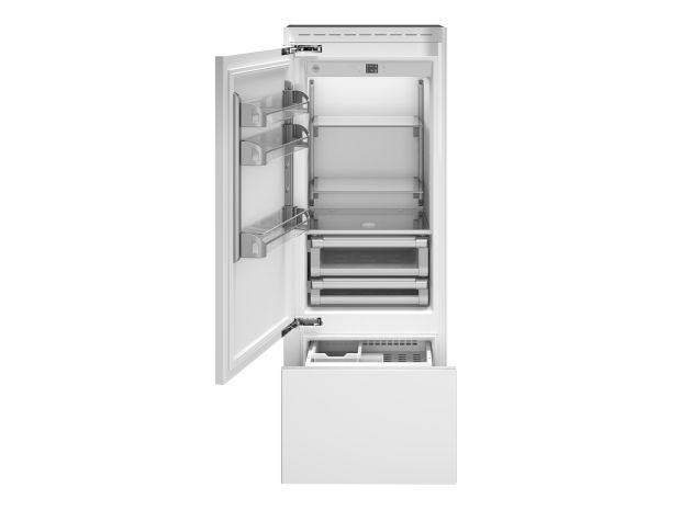75 cm built-in refrigerator, panel ready, left-hand opening