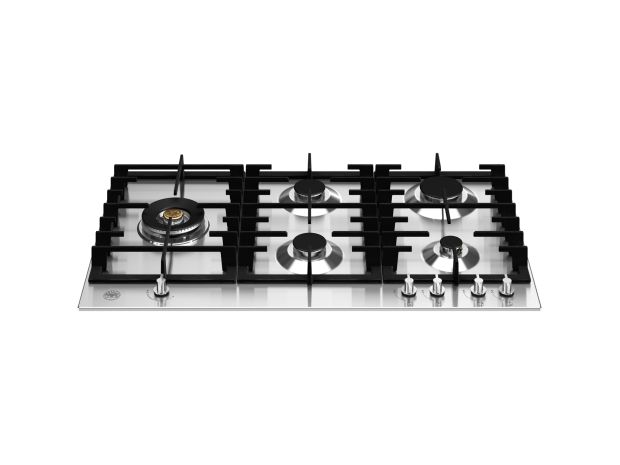 90 cm gas hob with dual side wok