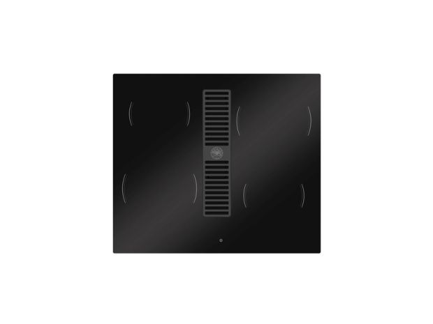 60 cm induction hob with integrated extractor hood