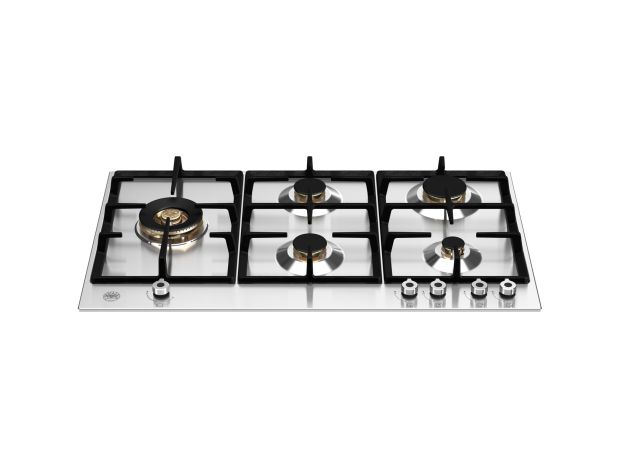 90 cm gas hob with dual side wok