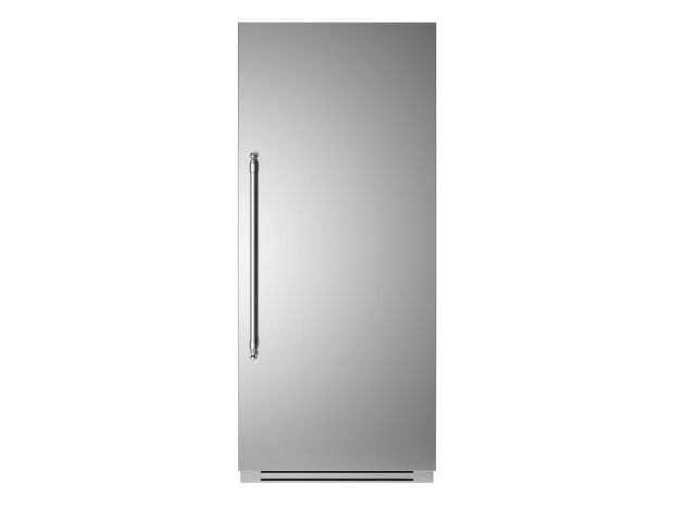 90 cm built-in refrigerator column with stainless steel door