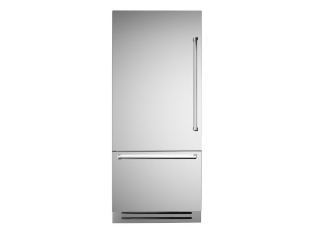 90 cm built-in refrigerator, panel installed, left-hand opening