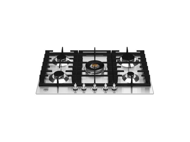 75 cm gas hob with central wok