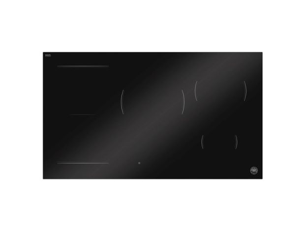 90 cm induction hob, 5 zones, LED display
