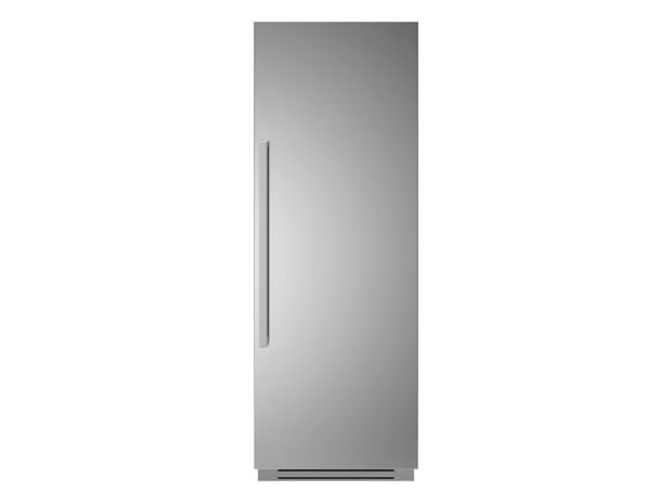 75 cm built-in refrigerator column with stainless steel door