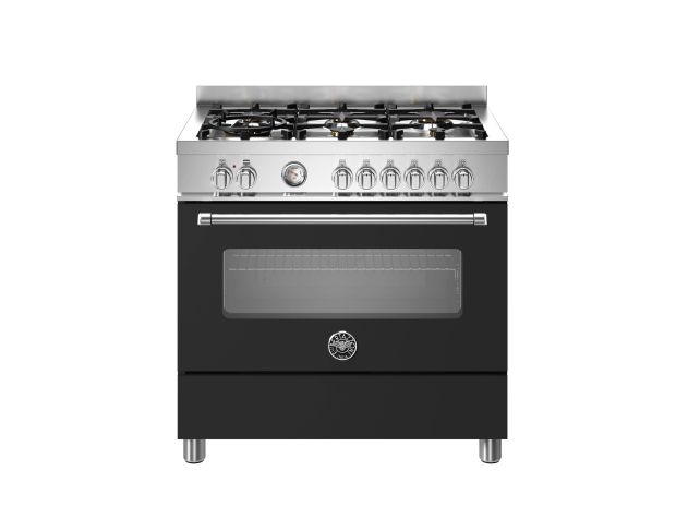 90 cm cooker with 6 burners and electric oven – Master series